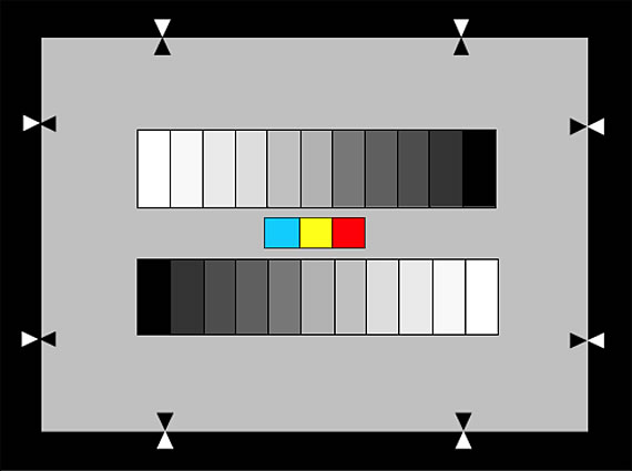 (γ＝0.45)附带3彩色测试卡NHK 11阶灰阶